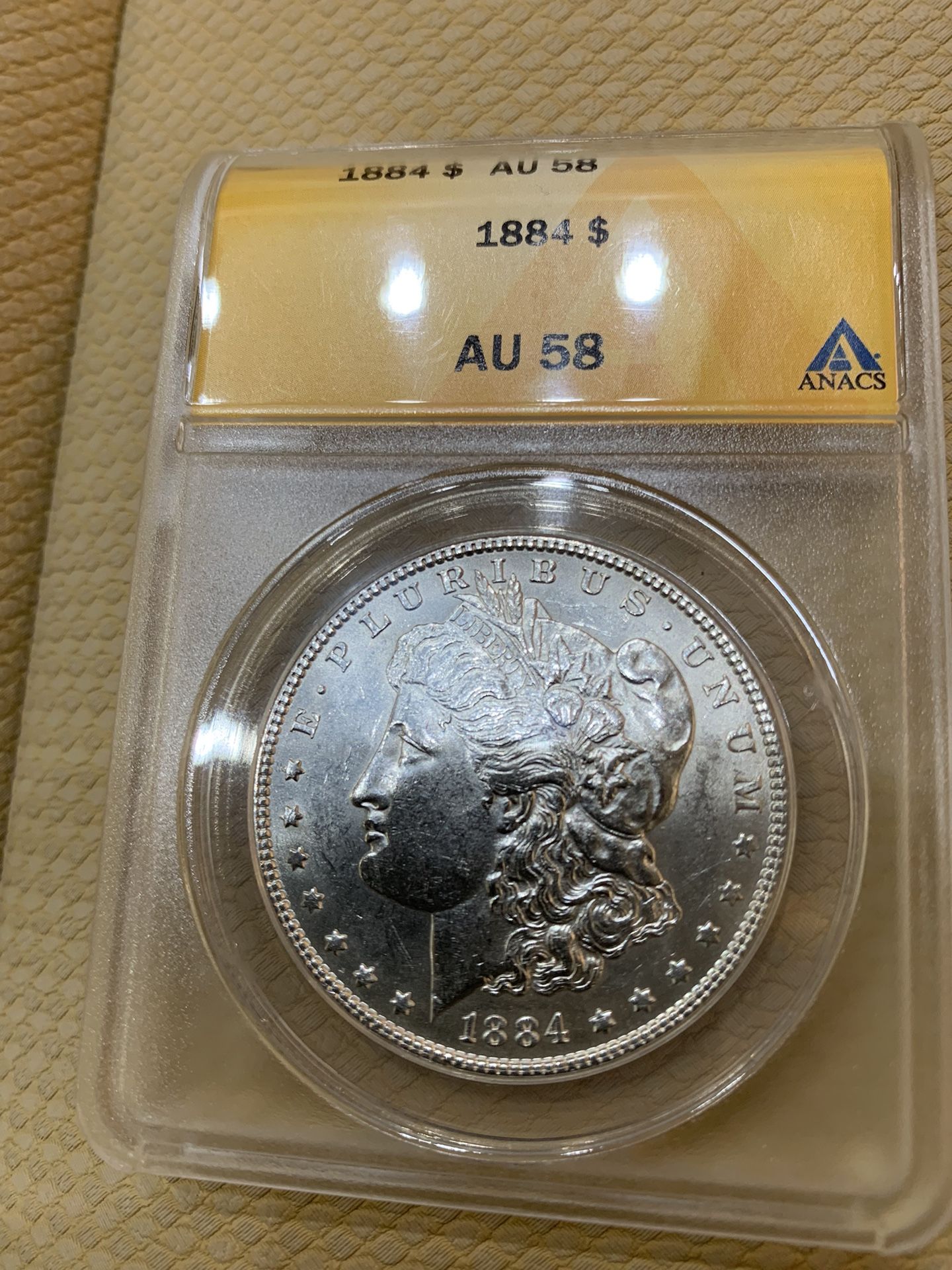 1884 P Morgan Silver Dollar Uncirculated