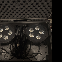 ColorKey WaferPar HEX 5 MKII 6-In-1 RGBWA-UV LED Low-Profile Par Dj band dmx