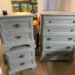 Lexington chest 5 drawers & night stands