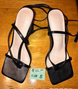 Black heels