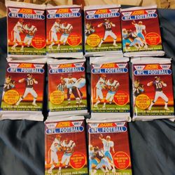 10 PACKS 1991 SCORES FOOTBALL TRADING CARD'S 