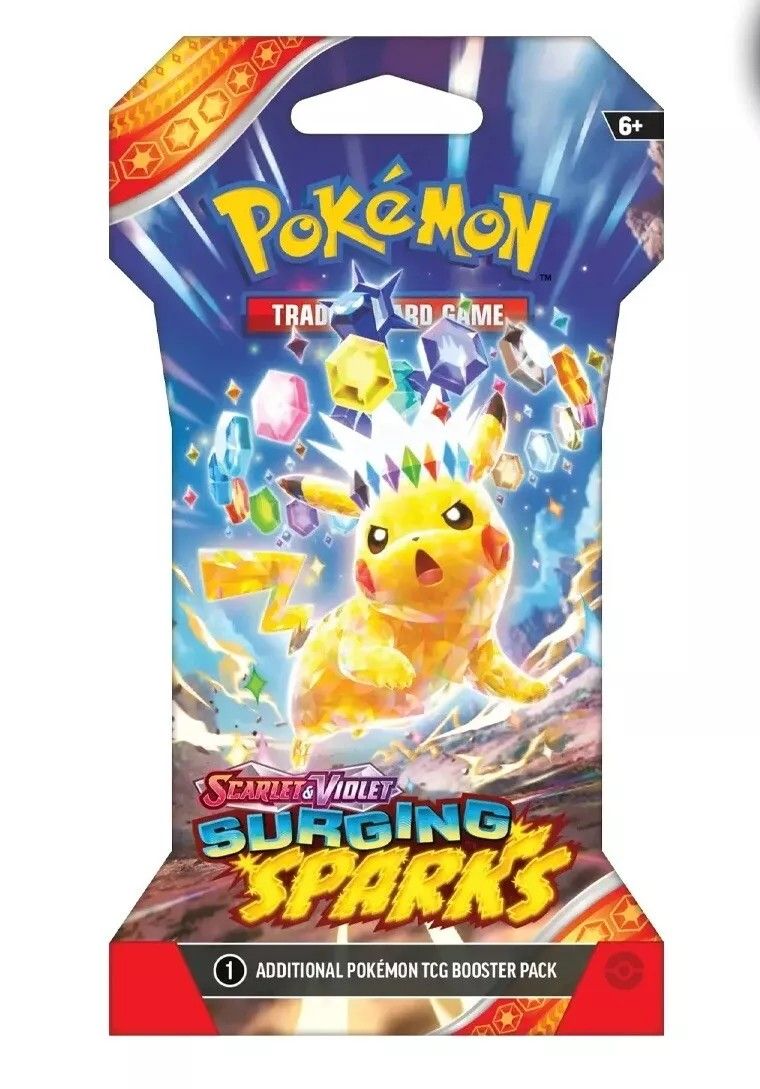 Surging Sparks Sleeved Packs -50