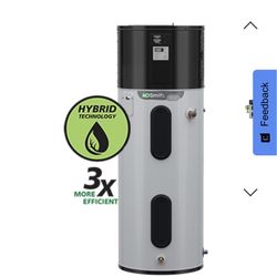 80 GALLON TALL 10-YEAR HYBRID HIGH EFFICIENCY ELECTRIC HEAT PUMP WATER HEATER