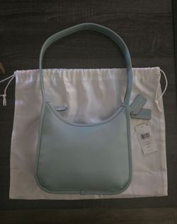 Coach Light Blue Leather Shoulder Bag