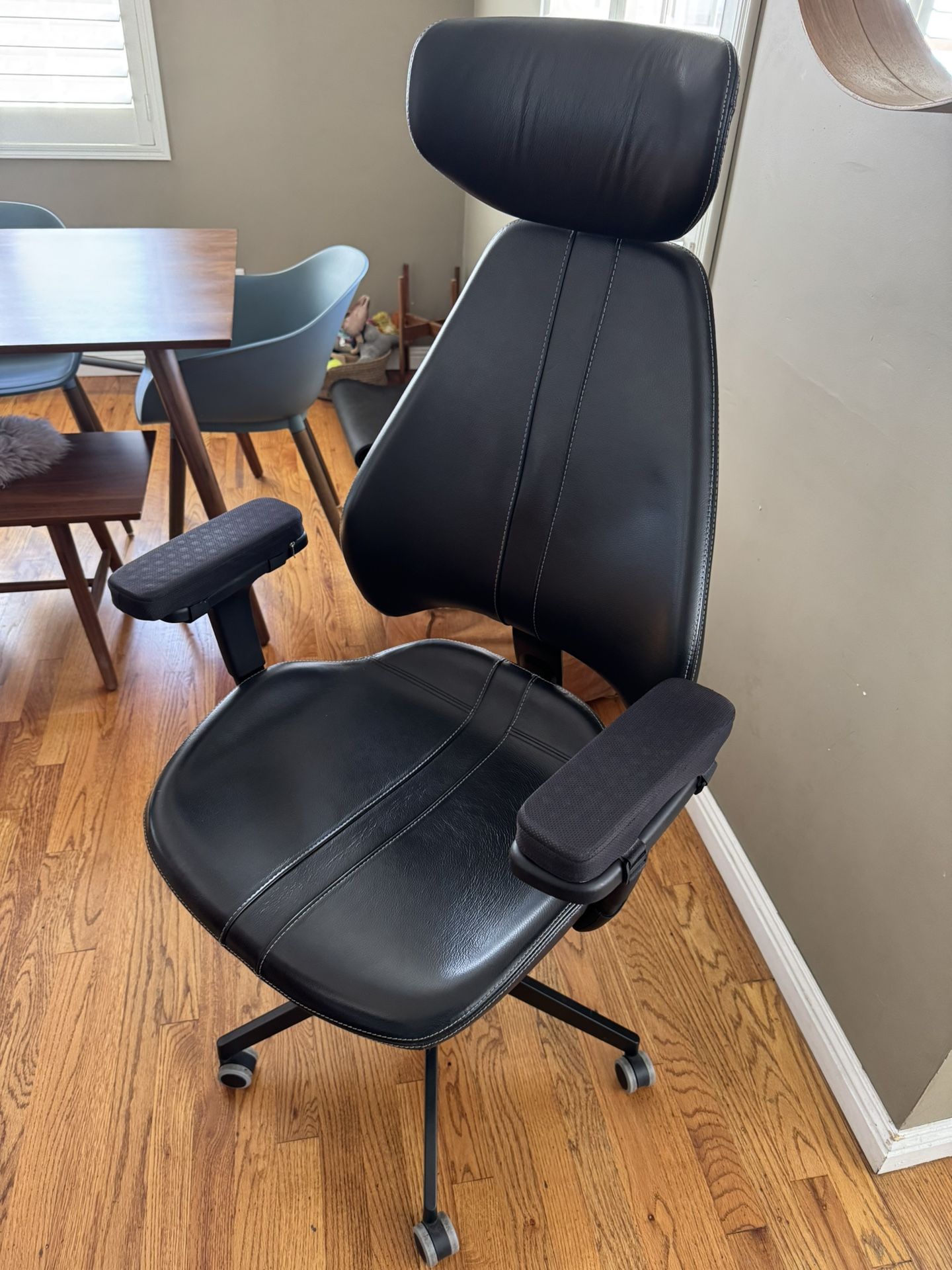 Black Leather Office Chair