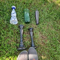 Candle Stick Holder And Vases Make Offer 