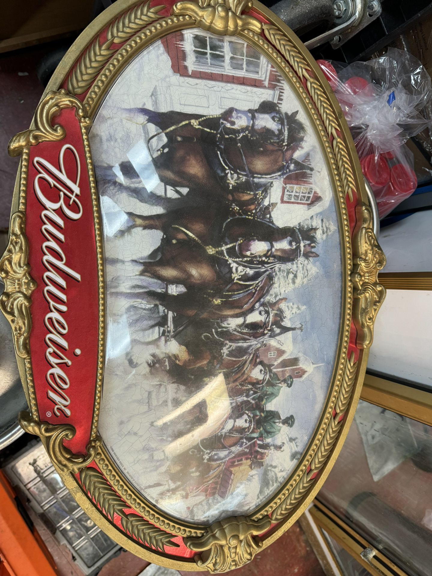 Free Budweiser Clydesdale Sign