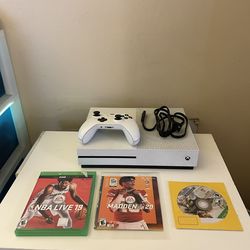 Xbox One S Console | 3 Games | Great Condition