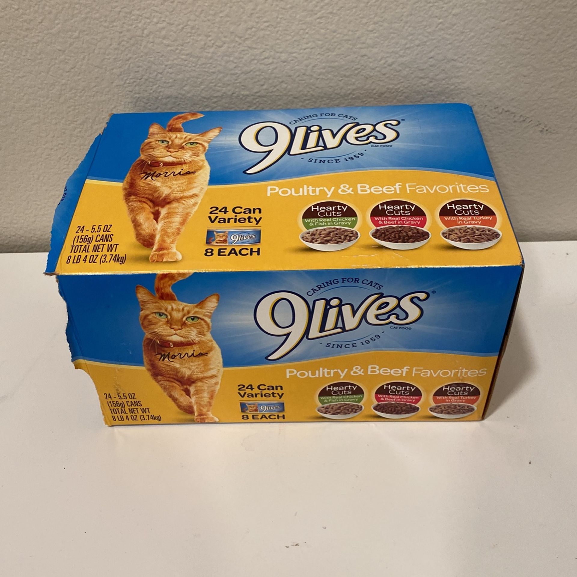 22 Cans 9 Lives Cat Food