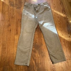 Chicos Platinum Denim Jeans Size 2