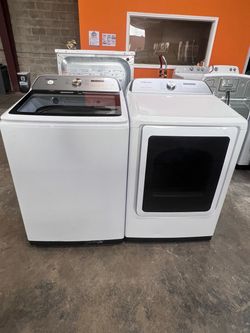 Samsung Top Load Washer and Dryer Set