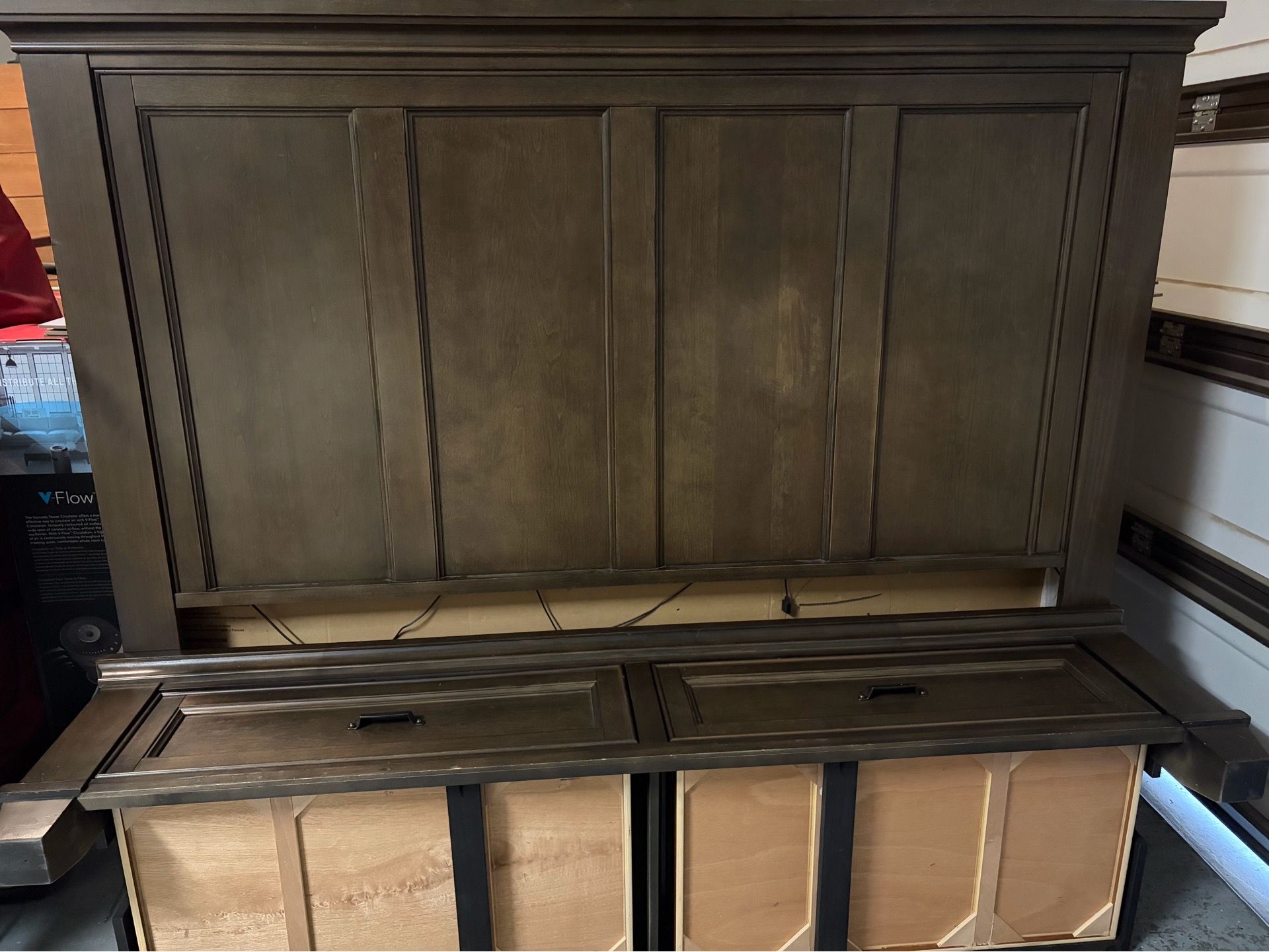 Cal King Bed Frame and Tall boy dresser