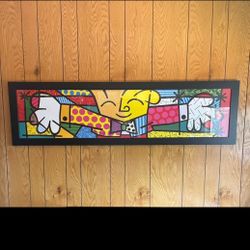 Romero Britto 1993 Framed Pop Art Print