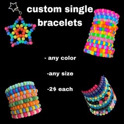 custom bracelets or keychains