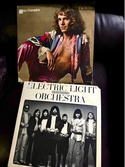 Vintage 70s Rock Vinyl Bundle - Peter Frampton & ELO