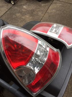 08 Hyundai Accent rear taillights.