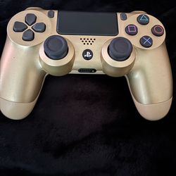 Gold PlayStation controller