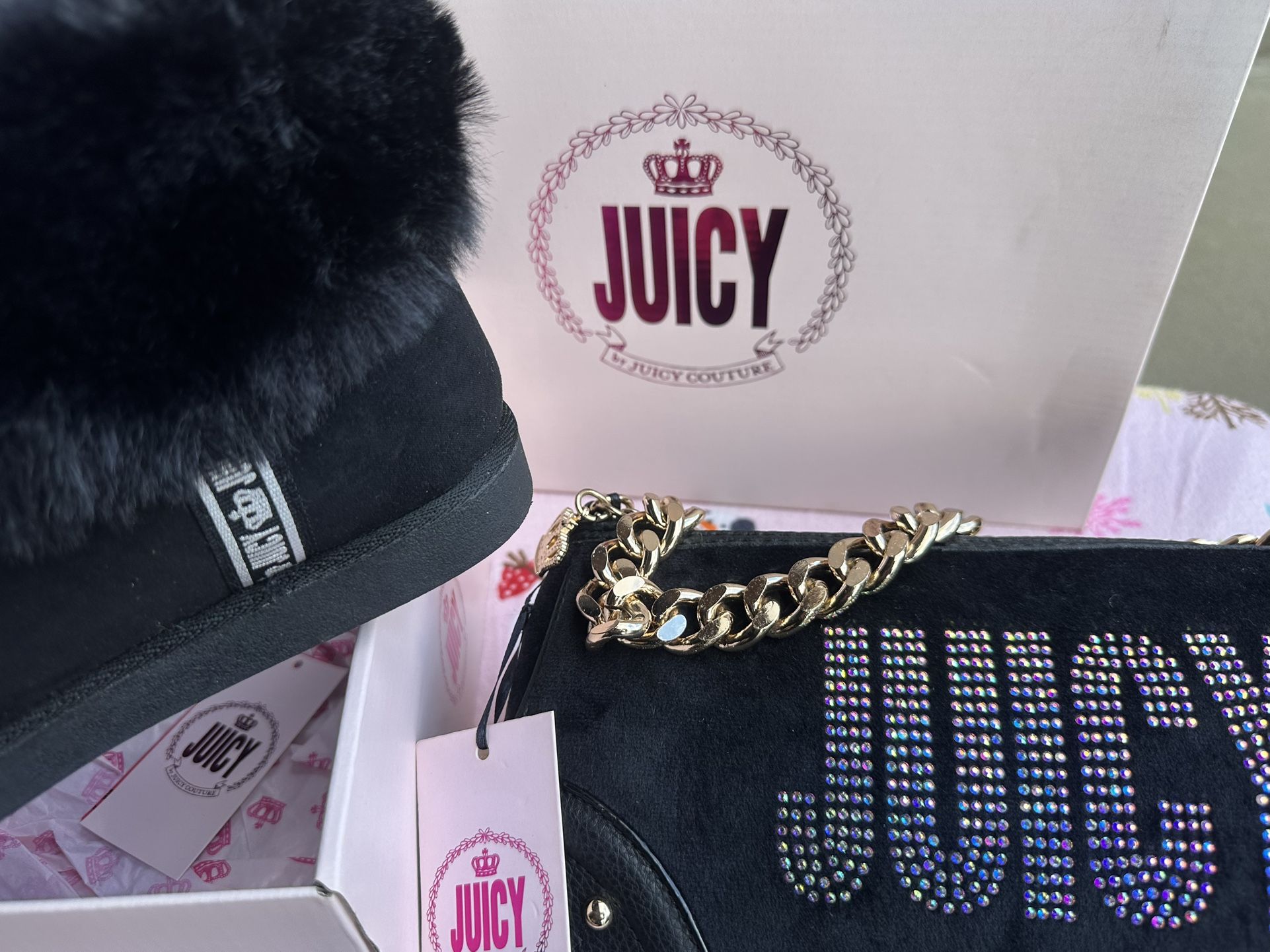 Ankle Boots And Purse Brand New