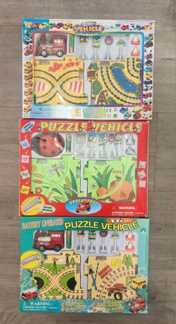Puzzle Vehicles - $12 each