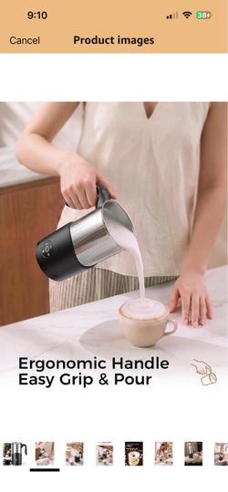 Brand New!4‑in‑1 Electric Milk Frother, 350mL Milk Steamer & 7700RPM High Ergonomic Handle 4-in-1 Hot & Cold Foam Maker, 450W Fast Heating Milk Steame