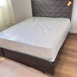 Cama Queen Size Nueva En Su Caja 