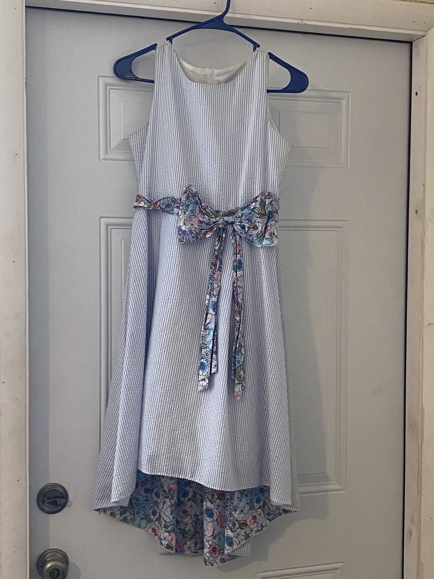 Blue Flower Dress Size 16