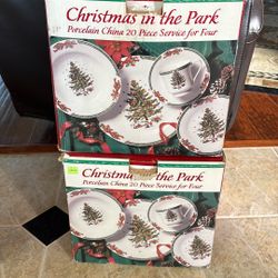 Christmas In The Park Dishes