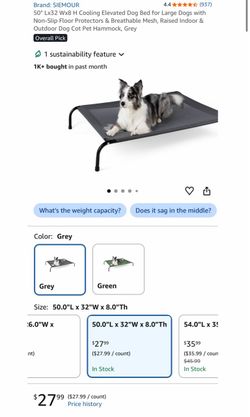 Elevated Dog bed