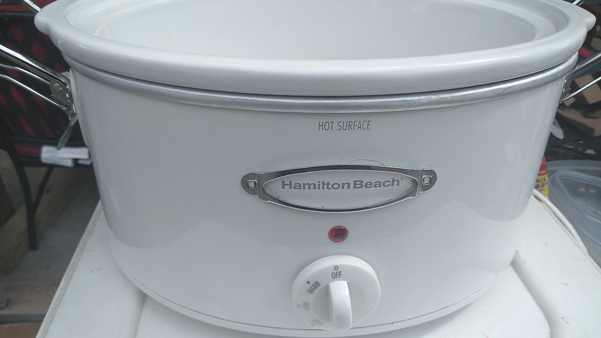 Crock pot..if it's posted it's available