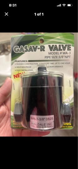 Gasav-R Valve Model WA-3 3/8" NPT