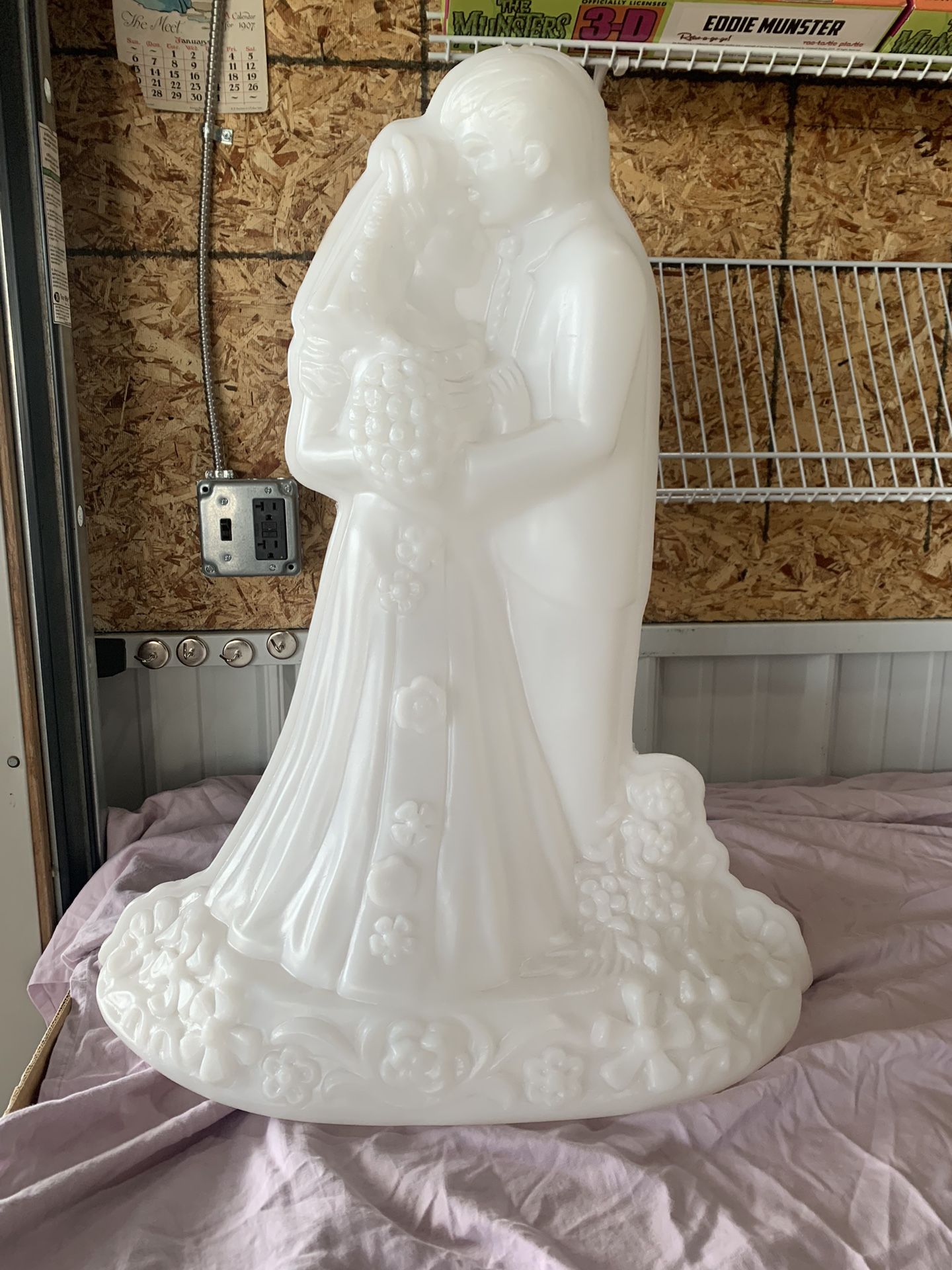 Bride And Groom Blow Mold