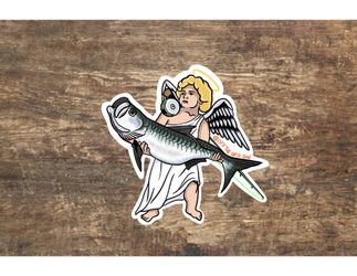 Holy tarpon sticker