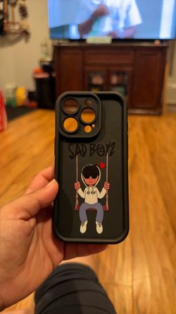 Sad Boyz iPhone Phone Case Black