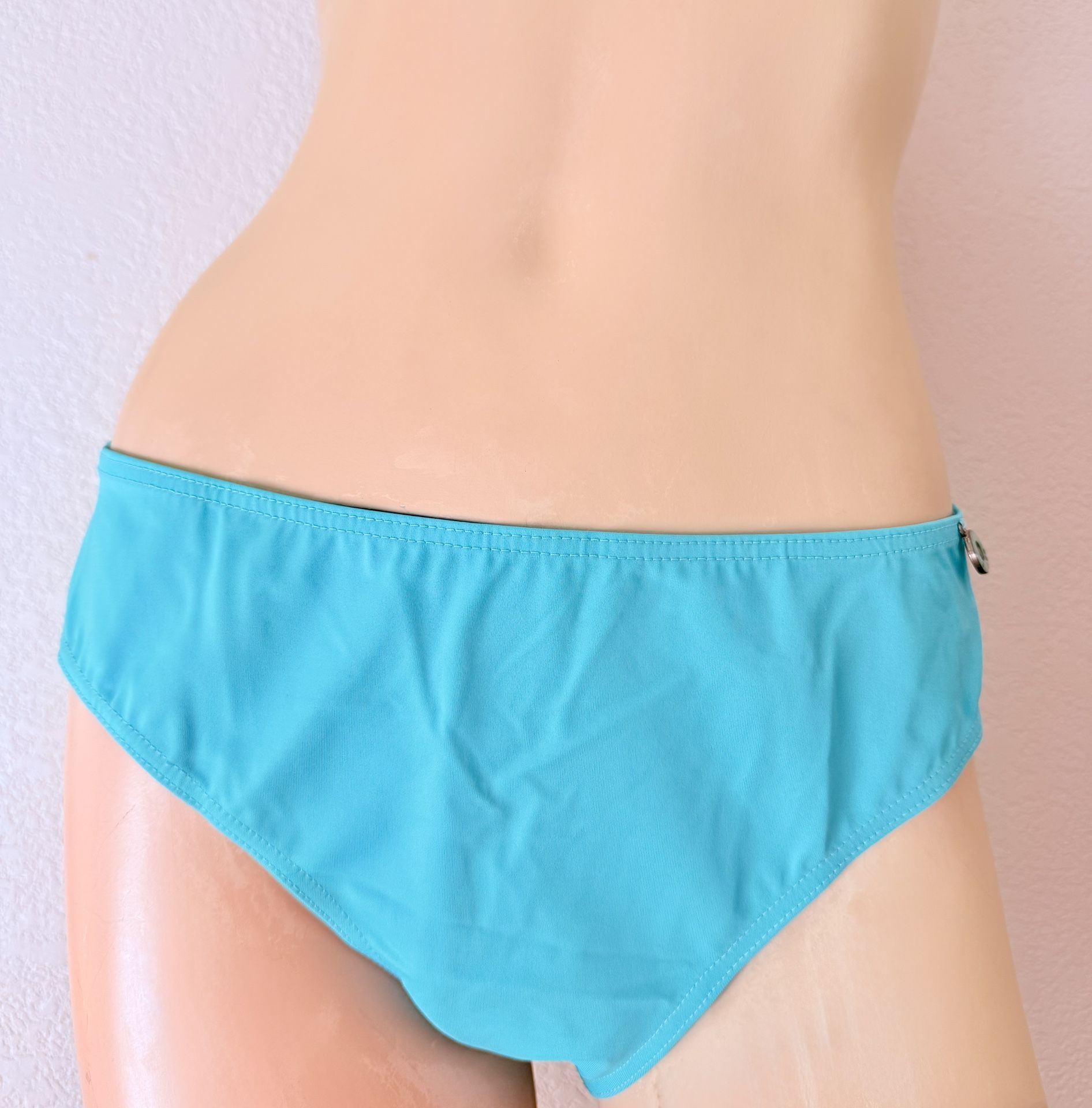 Freya Curacao Turquoise Bikini Bottom Size Large Hard to Find Vintage Swim New