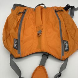 G-Shef Dog Saddle Back Pack, Harness, Orange, Large *BRAND NEW*