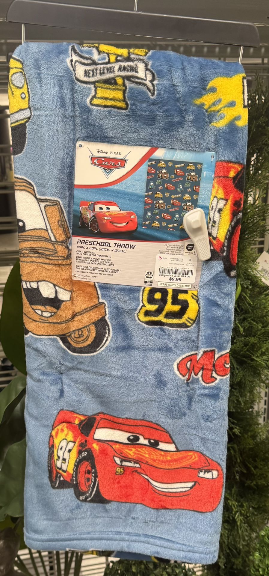 Cars Toddler Blanket