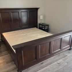 Espresso King Bed Frame & Dresser