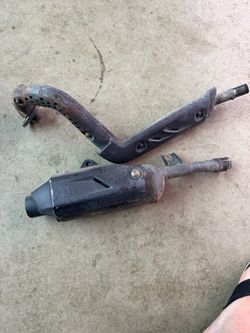 2020 stock crf 110 exhaust