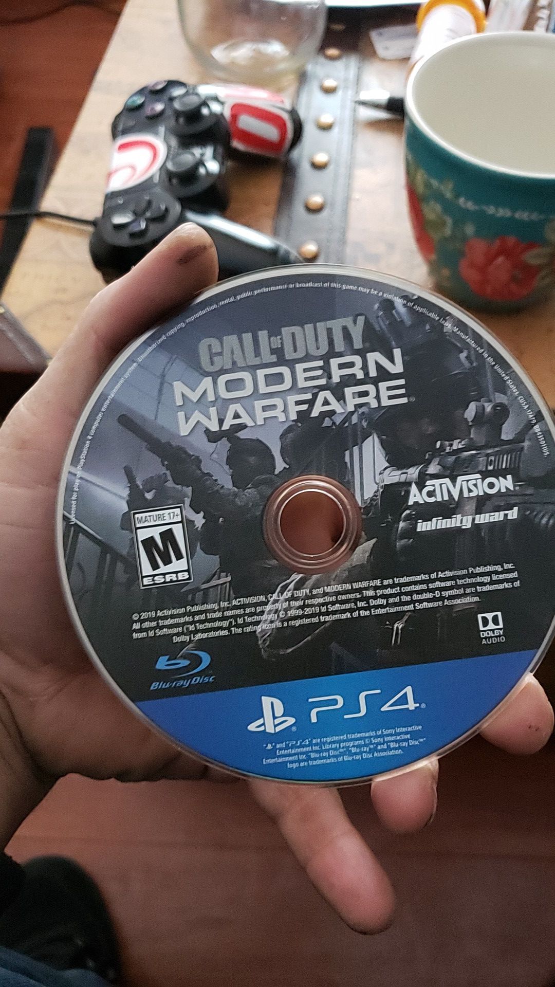Call of duty modern warfare. Just the disk. No case