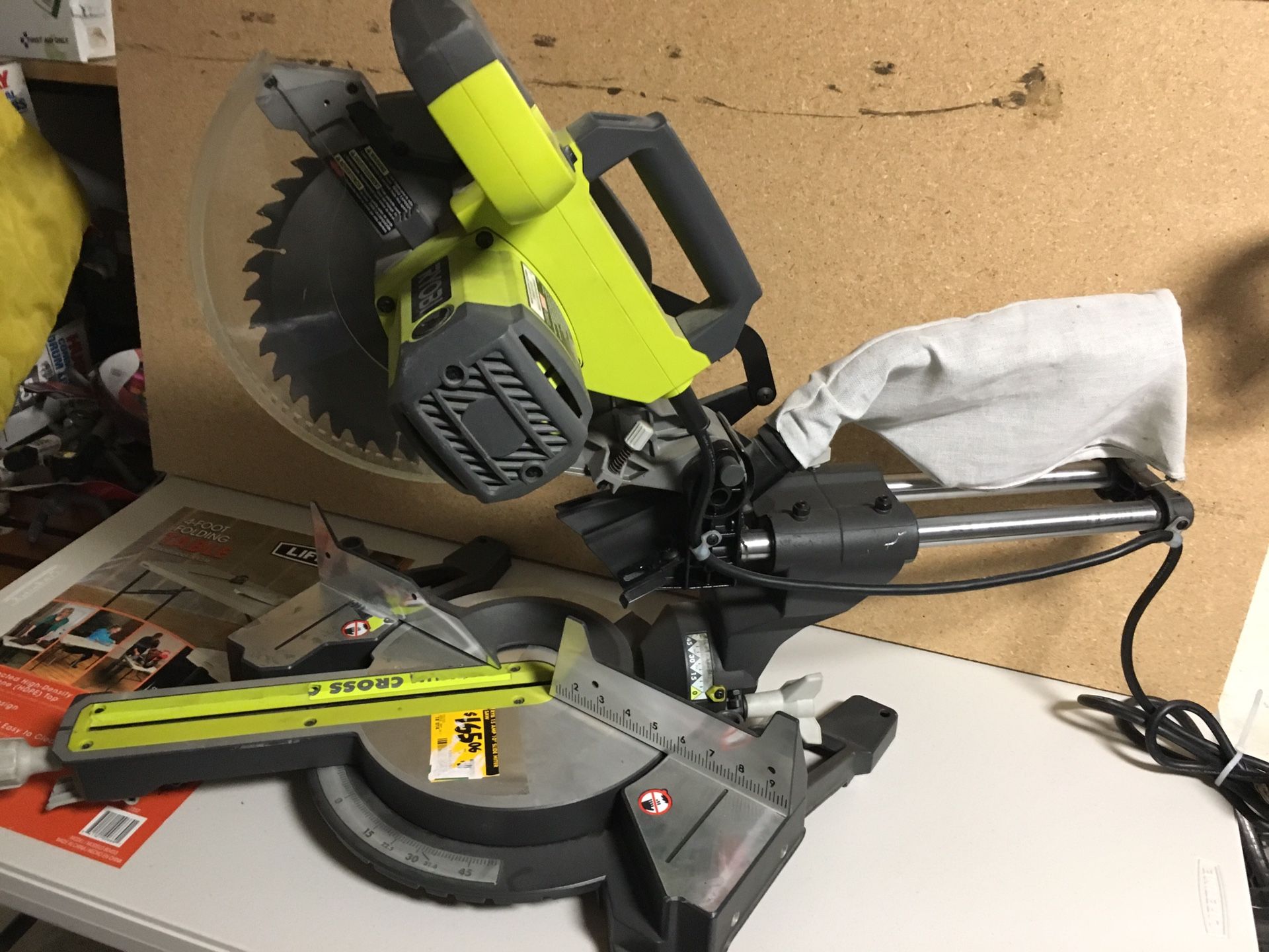 Miter saw sliding 10 in