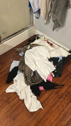 Pile of woman’s clothing