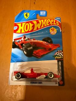 Hot Wheels Ferrari F2004 Die-Cast Car