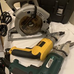Dewalt Porter Clable Snapper Shear And Saws 
