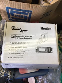 Hunter solar sync. For irrigation clock Brand new never used..