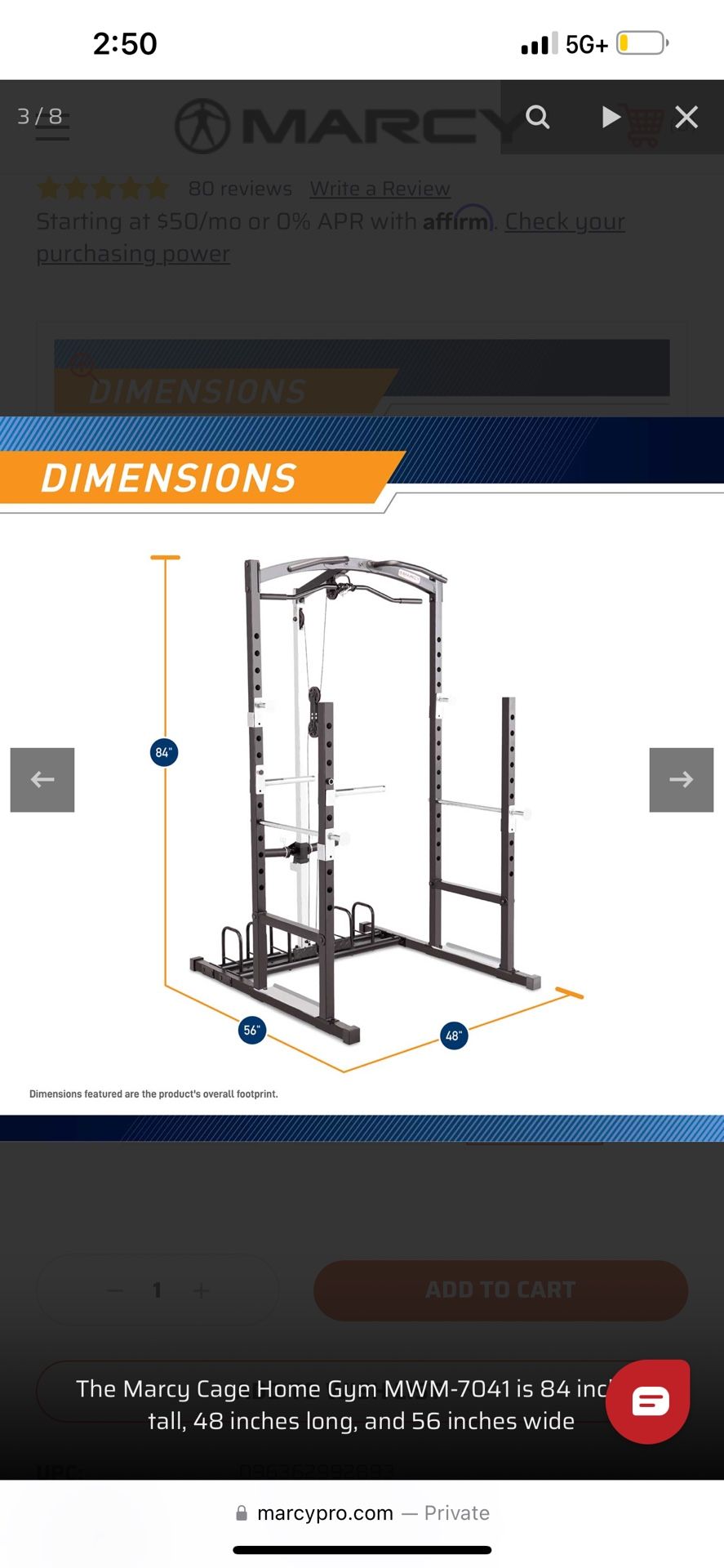 Never Used Brand New Squat Rack