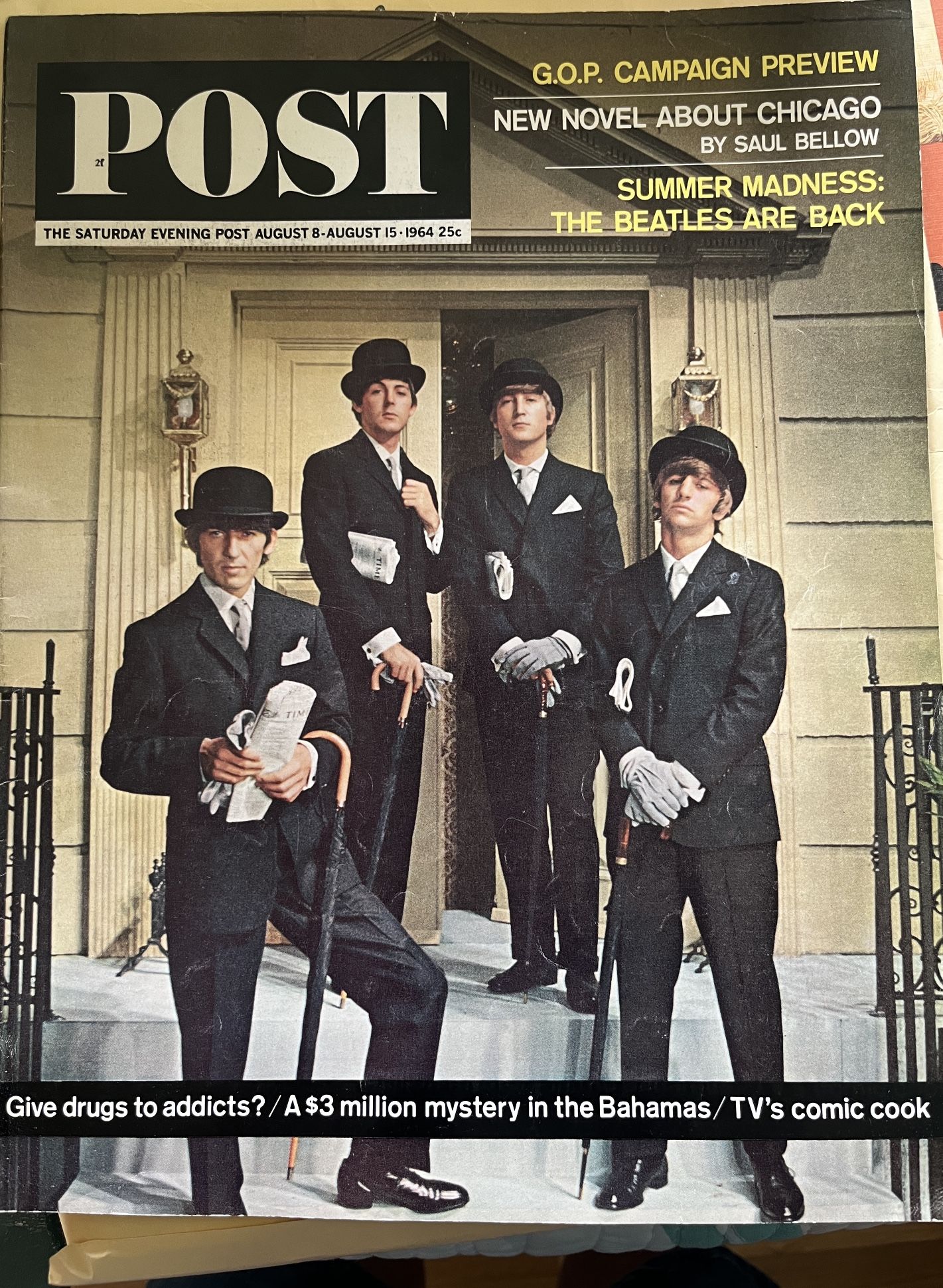 Beatles Saturday evening post