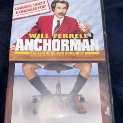 Anchorman On DVD (Unrated, Uncut, Uncalled For!) Will Ferrel Comedy Classic 