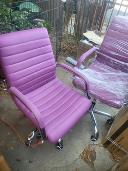 Purple Office Chair set of 2