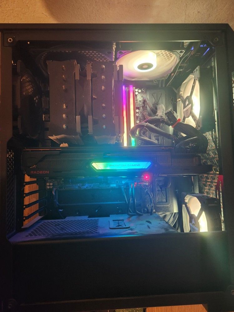 High End Gaming PC, AMD RX 6800 XT 16GB VRAM(NVIDIA RTX 3080 EQUIVALENT), 2TB NVME SSD, 48GB RAM,