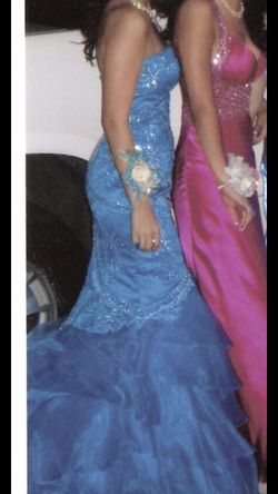 Aqua Prom Dress Mermaid Style
